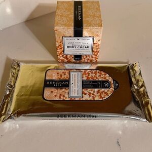 Beekman 1802 Honey🍯 & Orange🍊 Blossom Whipped Body Cream and Facial Wipes